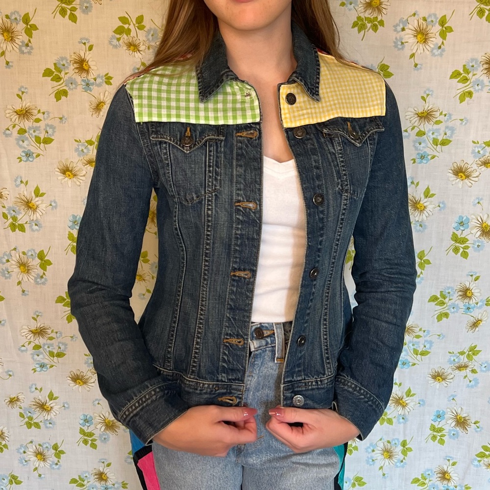 Nautica dark wash denim jean jacket